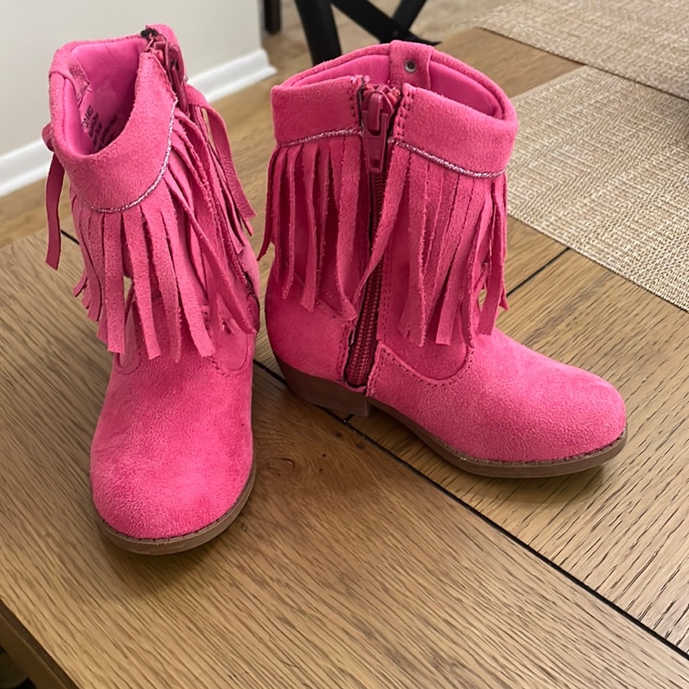 Jumping Beans Pink Cowgirl Boots